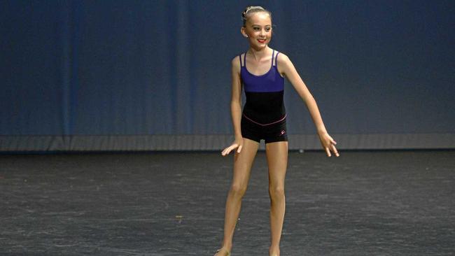 Katie Tully in Section 76 - Tap improvisation under 10 years (Time Rule trophy). Picture: Jann Houley