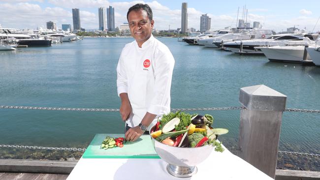 Manjunath Mural - head chef for new Versace restaurant in the works. Photo: Richard Gosling