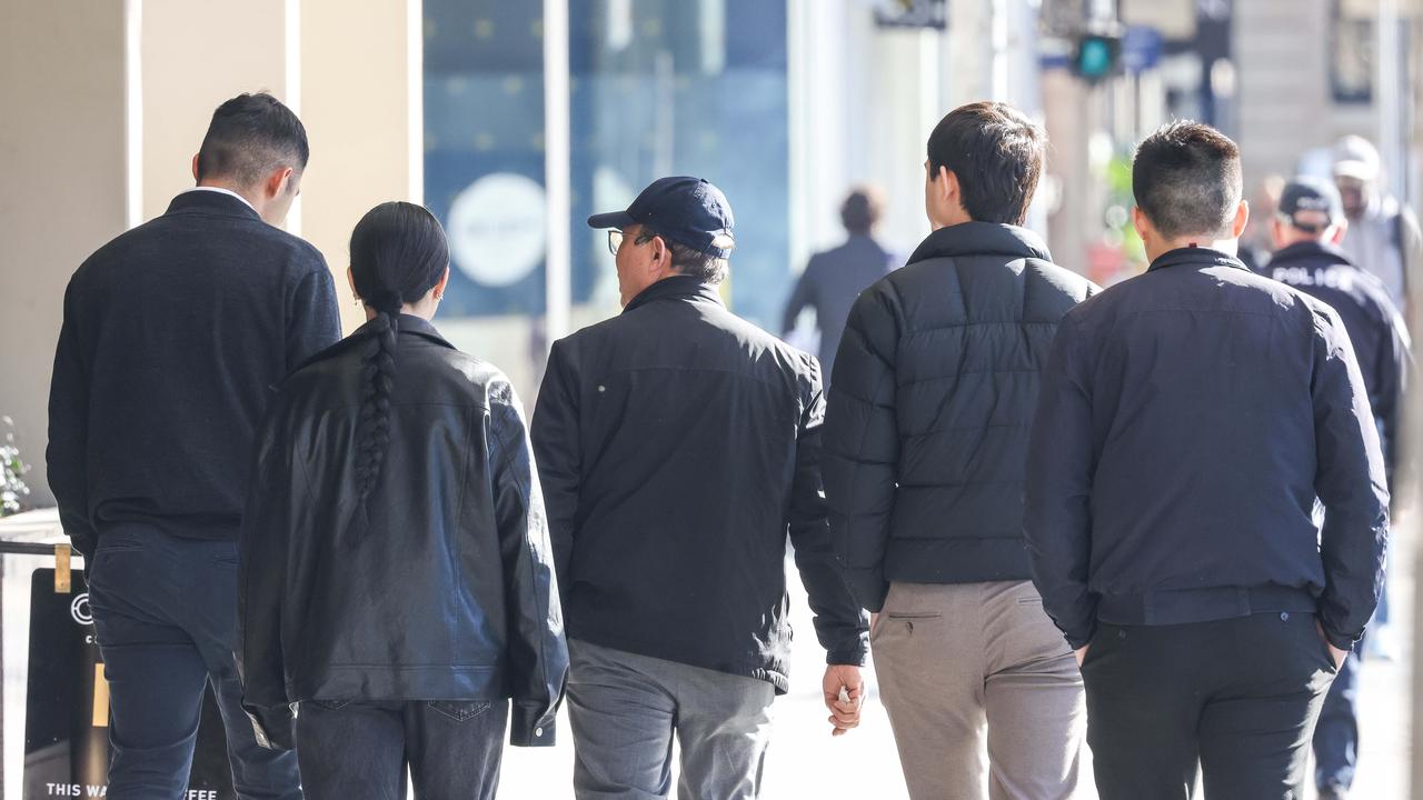 Sohalia Mohammadi’s family outside of court after an earlier appearance. Image/Russell Millard Photography