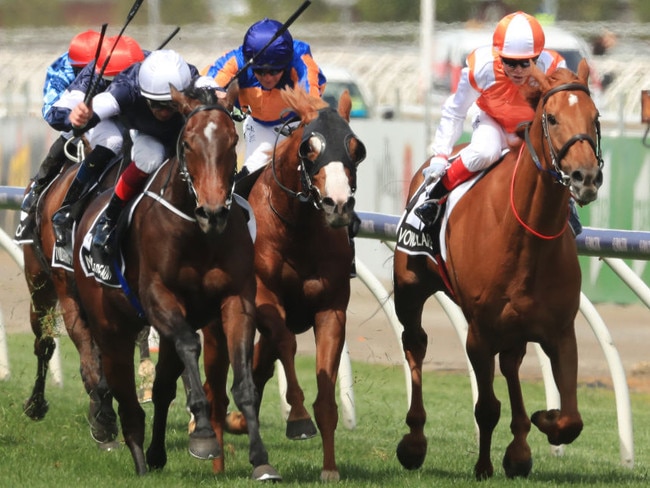 Vow And Declare winning the 2019 Melbourne Cup (Photo by Mark Evans/Getty Images)