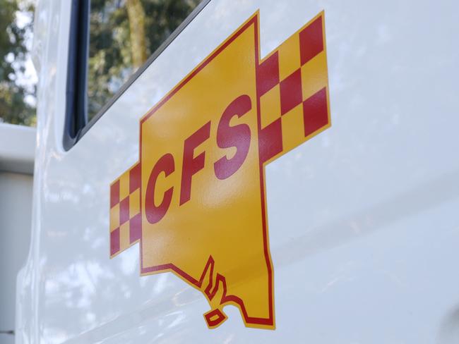 ADELAIDE, AUSTRALIA - NewsWire Photos March 23 2023: A general view of a CFS truck at a press conference in Athlestone, Adelaide. Minister Joe Szakacs is announcing the most significant safety upgrades for 390 fire trucks since Ash Wednesday. NewsWire / David Mariuz