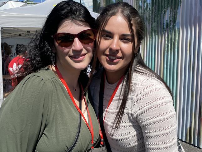 Rana and Jess at the 2024 Yarra Valley Oktoberfest. Picture: Himangi Singh.