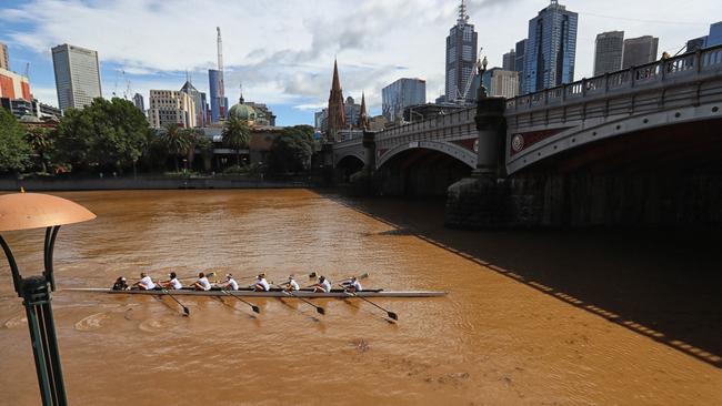 Rivers, including the Yarra, can get run-off after storms. Picture: Alex Coppel