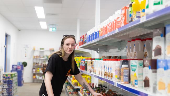 Jamie-Lee says support from the Geelong Food Relief Centre has changed her life. Picture: Supplied