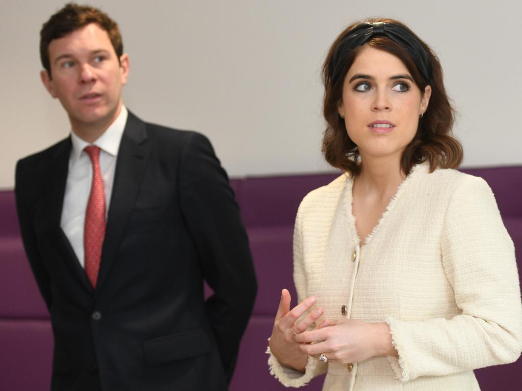 Princess Eugenie with husband, Jack Brooksbank. Picture: Getty Images