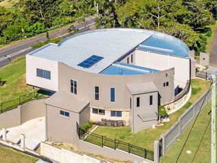 INTERESTING HISTORY: An aerial shot of the home located on Pilcher Lane, Gympie. Picture: Bernie Thomas