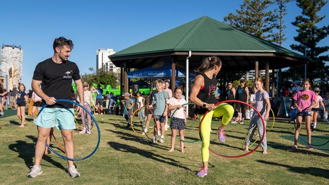 Gold Coast City Councillor Ryan Bayldon-Lumsden at a community event.