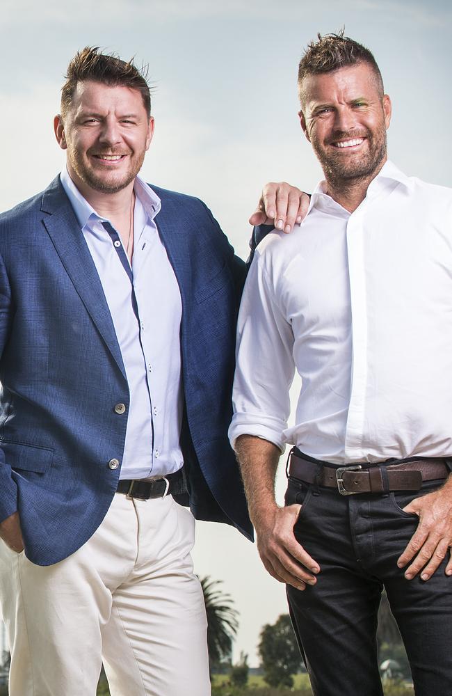 Another serving: MKR’s Manu Feildel and Pete Evans. Picture: Eugene Hyland