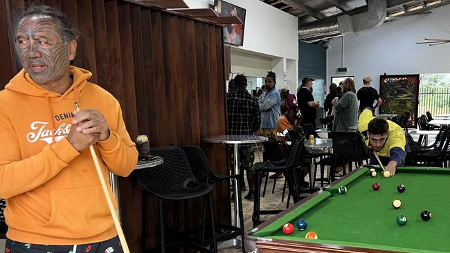 The new Lockhart River social club includes facilities such as a pool table, darts board, music stages and televisions for sports viewing. Picture: supplied