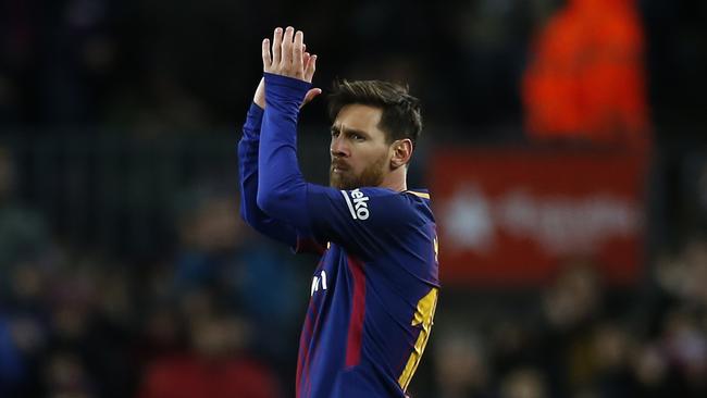 FC Barcelona's Lionel Messi.