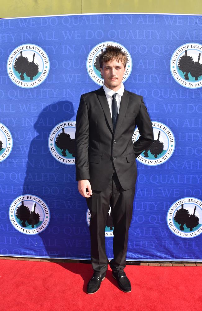 A student at the Sunshine Beach State High School formal 2024.