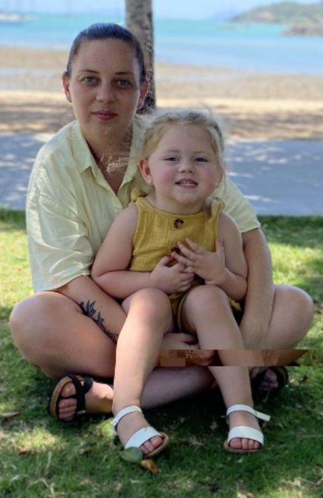 Elyse Chiles and daughter Hallie, who was delivered by C-section at Proserpine Hospital in November 2018. Picture: Supplied