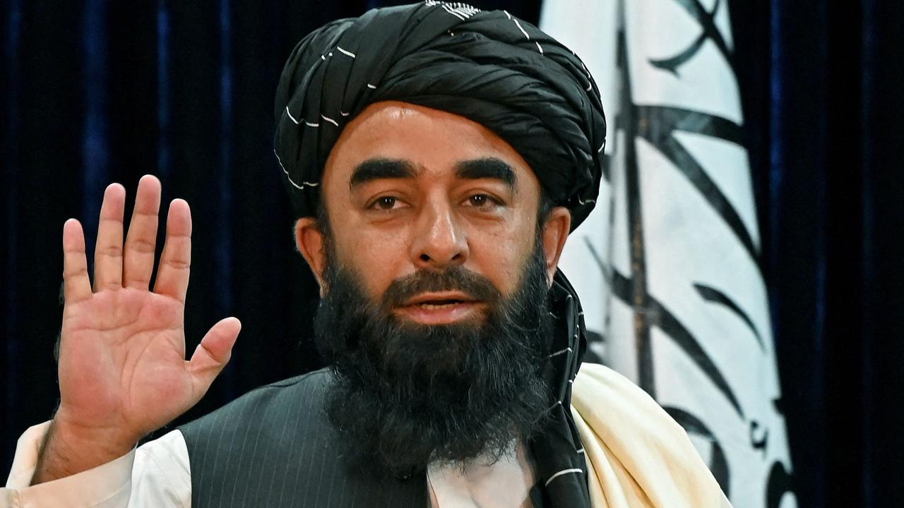 Taliban spokesman Zabihullah Mujahid. Picture: WAKIL KOHSAR / AFP