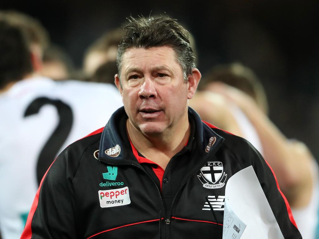 Ratten’s Saints ran riot at Marvel Stadium. (Photo by Sarah Reed/AFL Photos via Getty Images)