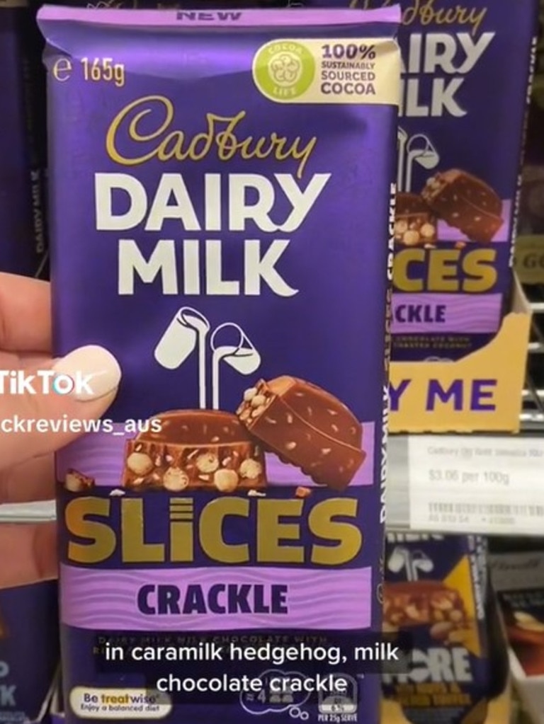 It comes amid a frenzy over another new Cadbury offering. Picture: TikTok