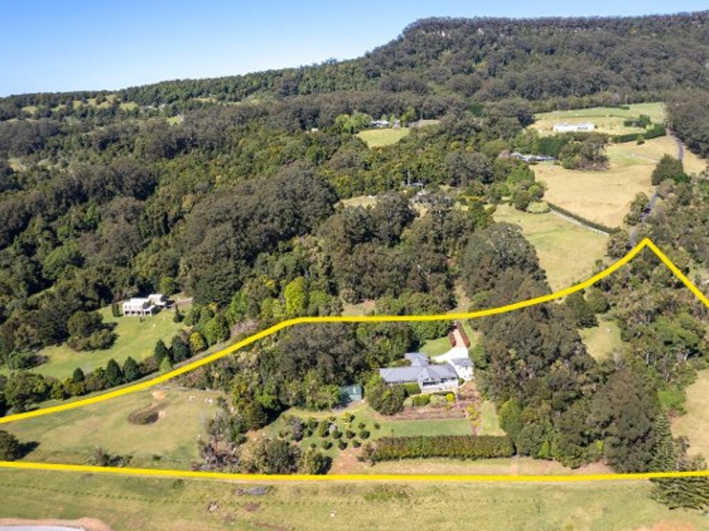 The home sits on 7.46 acres.