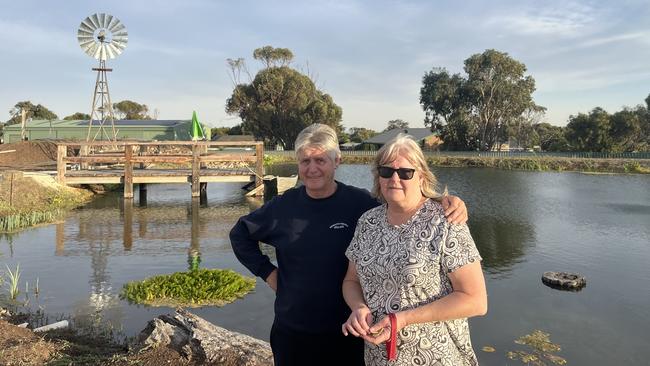 Michael and Jocelyn O’Connell Middleton home contains asbestos. Picture supplied