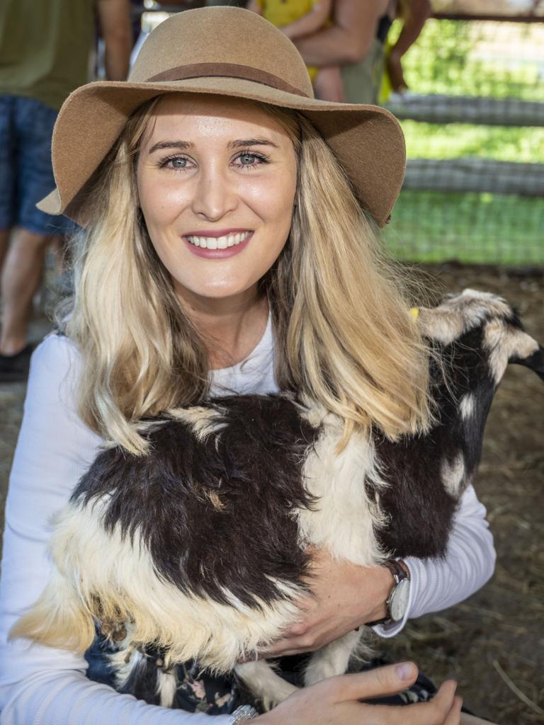 Tiffany Wicks at Viv's Farm Animals, Toowoomba Royal Show. Friday, March 25, 2022. Picture: Nev Madsen.