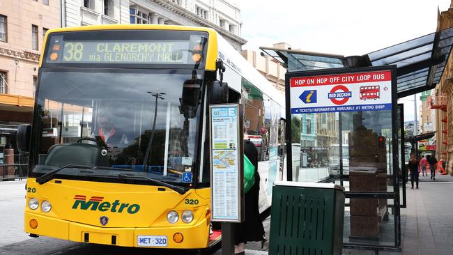 Metro bus in Hobart. Picture Nikki Davis-Jones