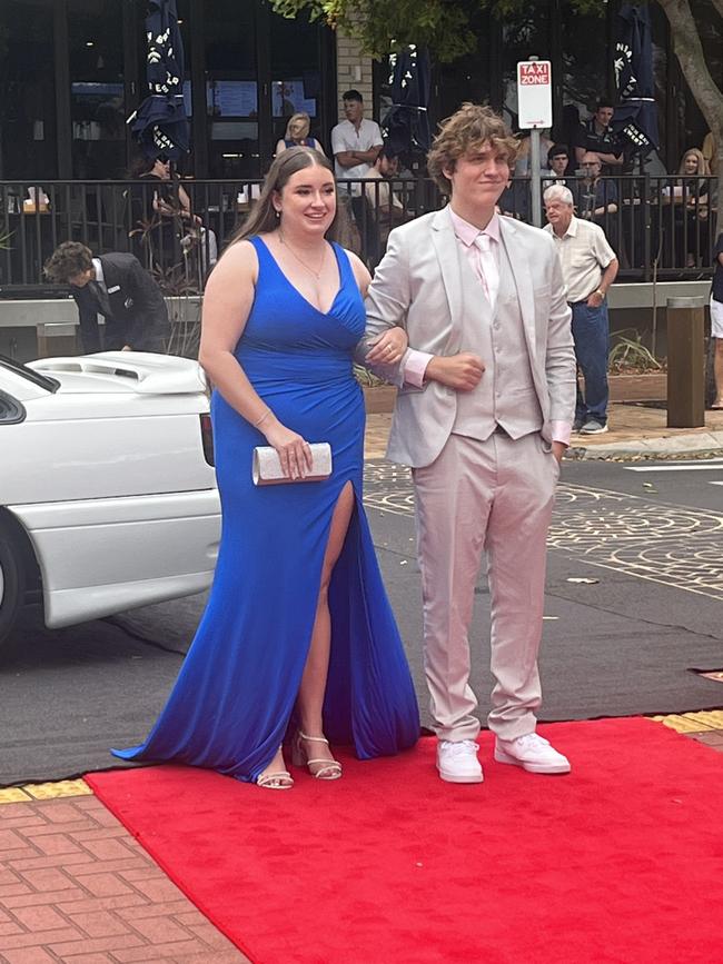 The students of Urangan State High School arrive at their formal.