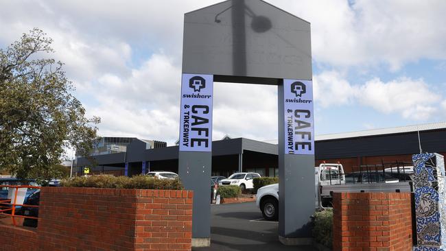 Site of Swisherr Hoops Academy Hobart on Murray Street. Picture: Nikki Davis-Jones