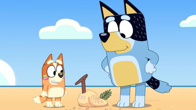 Bluey still from the episode Stickbird in S3