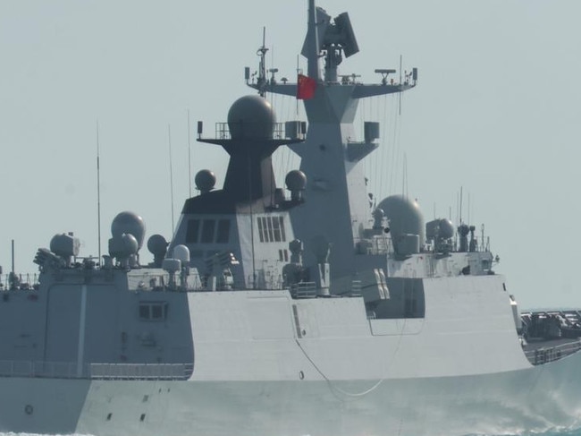 Three Chinese warships are lurking off Australia's east coast. Picture: NewsWire / Australian Defence Force