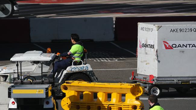 The man was employed as a former freight handler at Sydney Airport when he stole the items from an air cargo container. After pleading guilty at court, he received a three year and four month jail term. Picture: NewsWire / Gaye Gerard