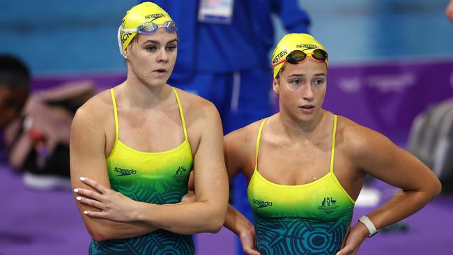 Australian swimmers Shayna Jack and Jenna Forrester