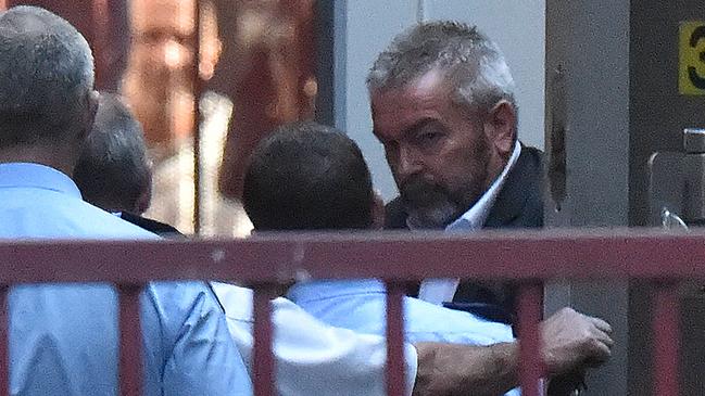 Borce Ristevski arriving to the Supreme Court of Victoria in Melbourne on Thursday where he was sentenced for manslaughter. Picture: AAP/James Ross