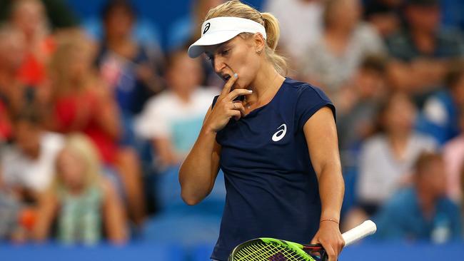 Daria Gavrilova lost in three sets on Wednesday night. Picture: Getty Images