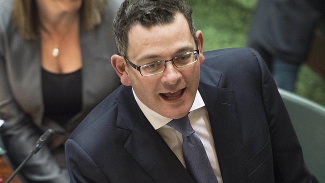 Premier Daniel Andrews said the deal would let the government do “even more” than it had forecast. Picture: Ellen Smith