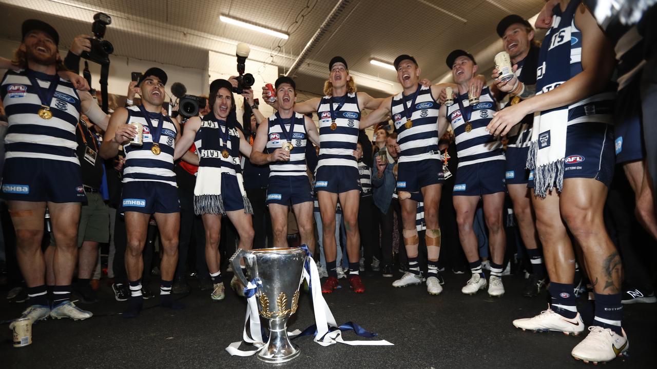 Afl Grand Final 2022 Jeremy Cameron Instagram Cow Medal Geelong Celebrations Herald Sun