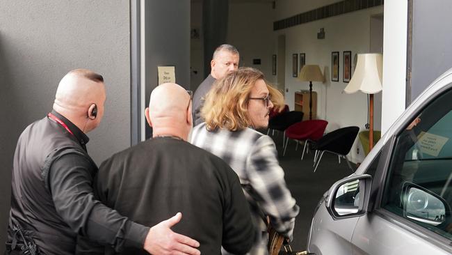 US actor Johnny Depp reacts upon arrival at the Sage Gateshead venue, in Newcastle-upon-Tyne, north east England. Picture: AFP.