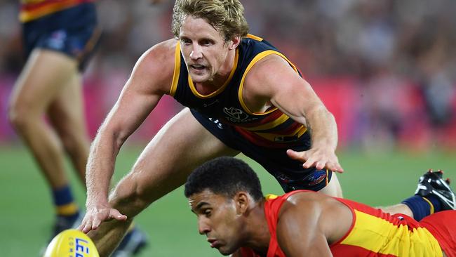 Rory Sloane could be sidelined for a month with an eye problem. Picture: Mark Brake/Getty Images