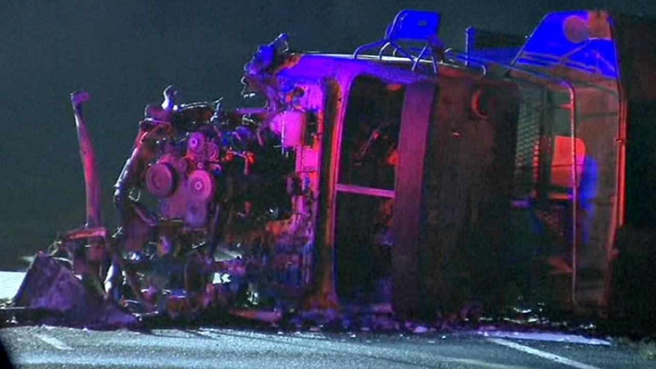 All four children died in the fiery crash. Picture: ABC News