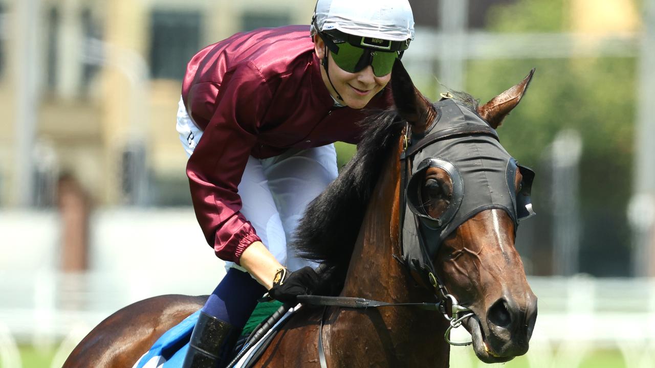 Teen sensation Billy Loughnane scores his first Sydney win aboard Captain Amelia at Randwick. Picture: Getty Images