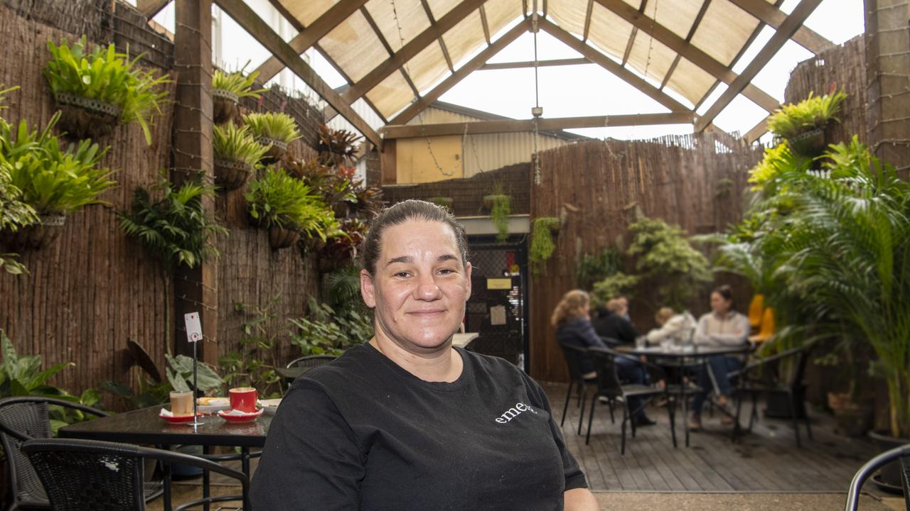 Emerge Cafe CEO Jen Shaw at the social enterprise’s former site on Railway St. Picture: Nev Madsen.