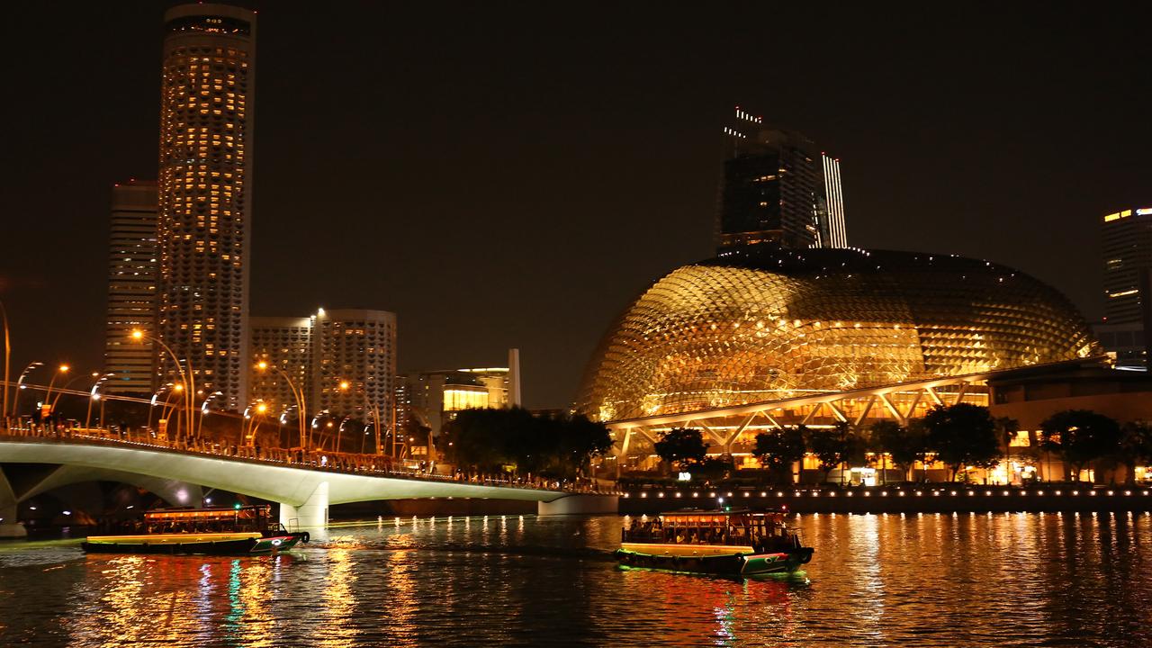 Views on the harbour in Singapore City. Picture: Vanessa Hunter