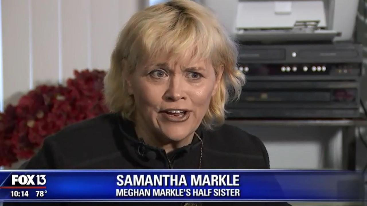 Samantha Markle is suing her sister Meghan Markle. Picture: Fox13