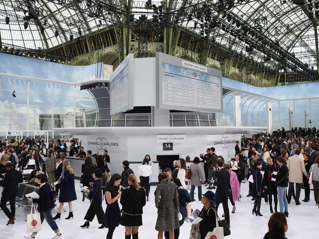 Mile high: Chanel's airline themed show | The Advertiser