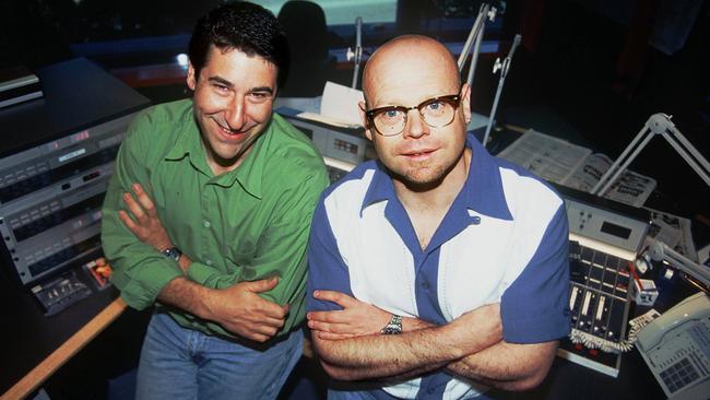 Tim Smith (left) and Steve Bedwell during their top-rating Triple M days.