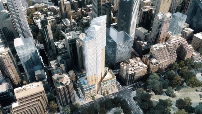 Artist’s impression of 201 Elizabeth Street Sydney. Supplied