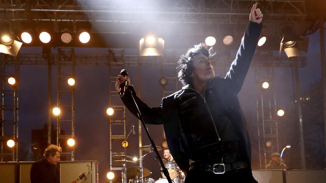 Billie Joe Armstrong and his Green Day brothers bring their Saviors World Tour to Australia in early 2025. Picture: Jamie Squire/Getty Images/AFP.