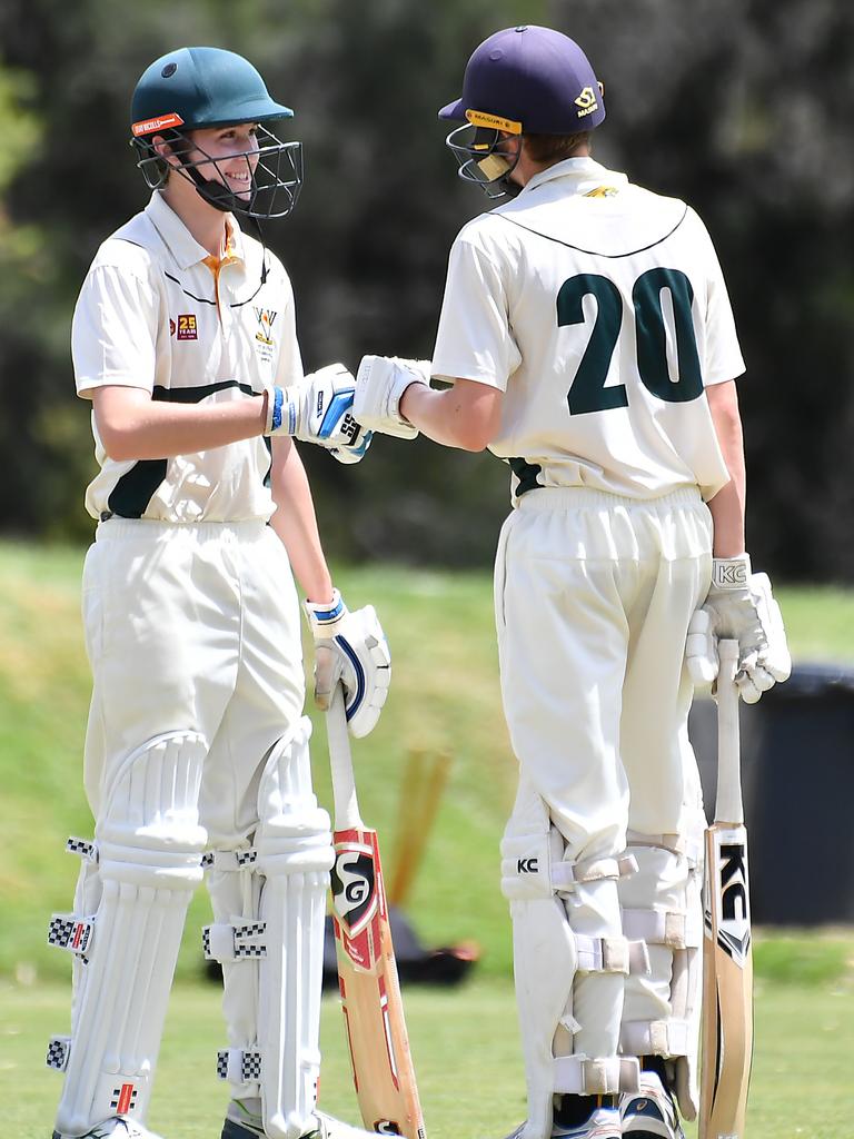 Villanova College batsmen.