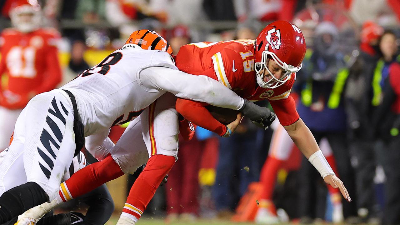 The late tackle gave away a penalty which sealed the game. Photo by Kevin C. Cox / GETTY IMAGES NORTH AMERICA / Getty Images via AFP