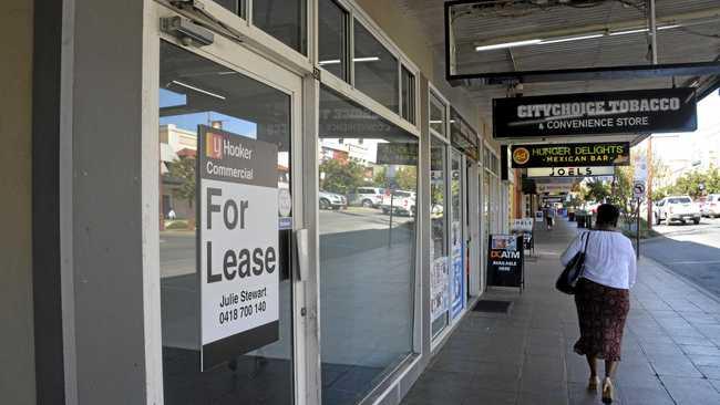 Toowoomba CBD vacancy. FILE PHOTO. Picture: Alexia Austin