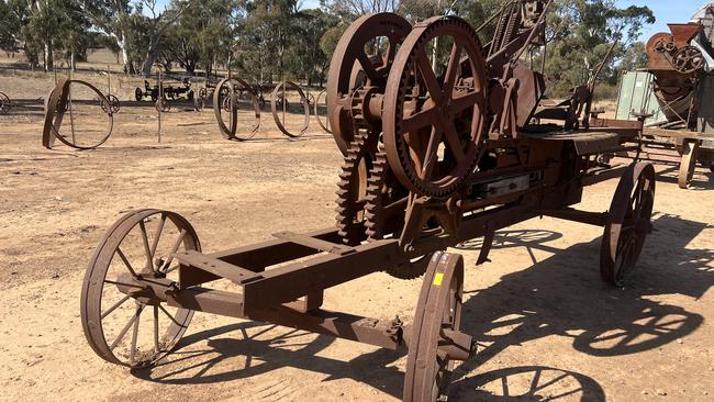 This vintage harvester is also part of the selection. Picture: Supplied
