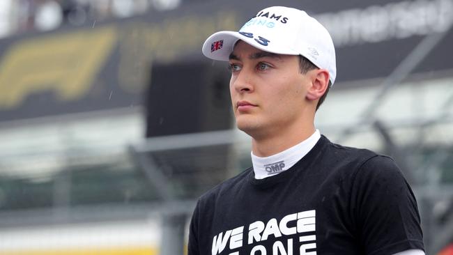 New Mercedes driver George Russell. Picture: Florion Goga/AFP