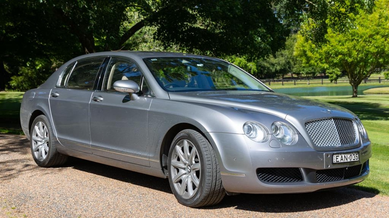 Jones’ 2006 Bentley Flying Spur was yet to attract a bid anywhere near the asking price. Picture: Lawsons Auctioneers